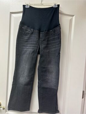 GAP Women's Black Relaxed Maternity Jeans